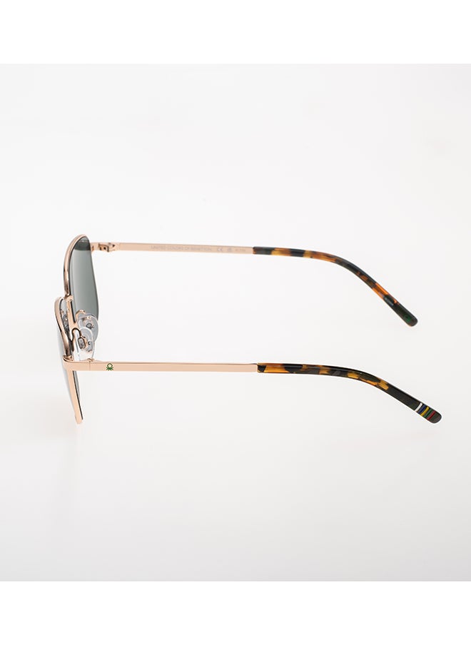 Benetton Men's Rectangular Sunglasses - BE7035 - Lens Size: 53 Mm  - Image 4