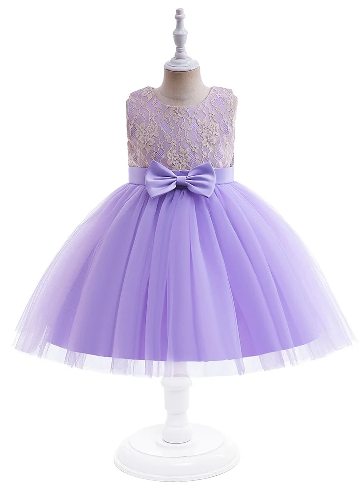 D'Daniela Lace Bodice Tulle Dress