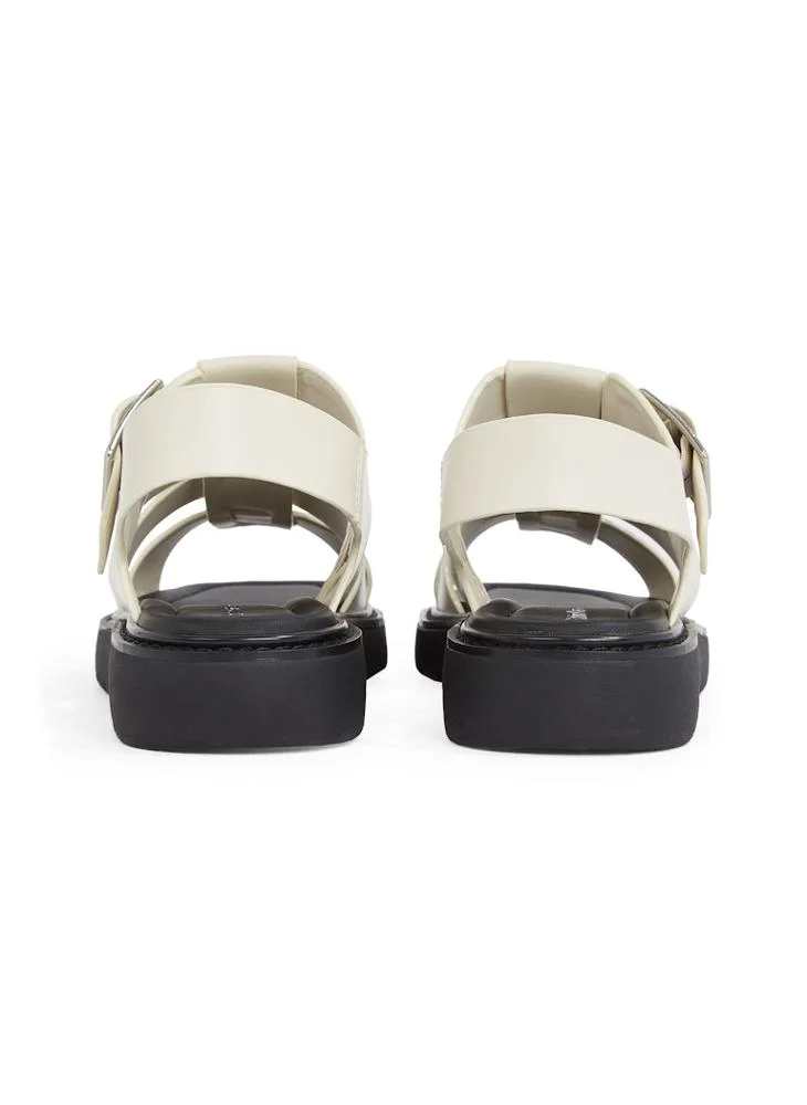 Calvin Klein Jeans FISHERMAN LEATHER SANDALS