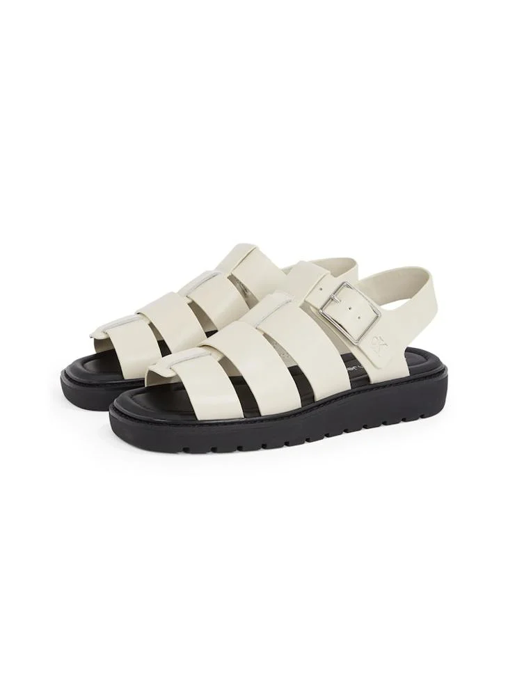 Calvin Klein Jeans FISHERMAN LEATHER SANDALS
