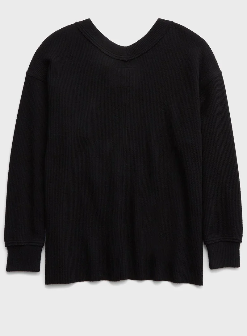 Aerie V-Neck Sweatshirt