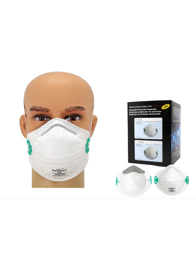 Vaultex Vaultex VB2 Disposable N95 Particulate Respirator, 20Pcs/Pack  - Image 2