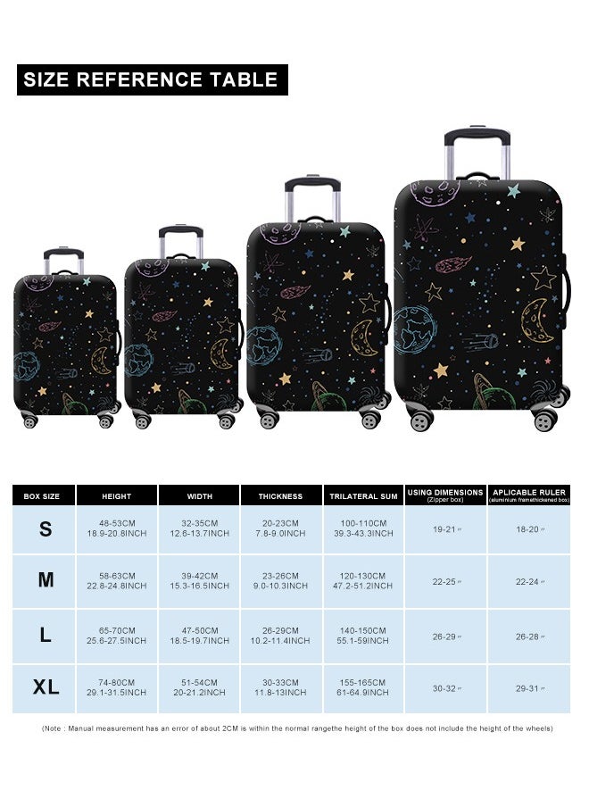HomarKet - Travel Luggage Cover Washable Suitcase Cover Suitcase Protector Anti-scratch Suitcase Cover Fits 18-32 Inch Luggage - Image 1