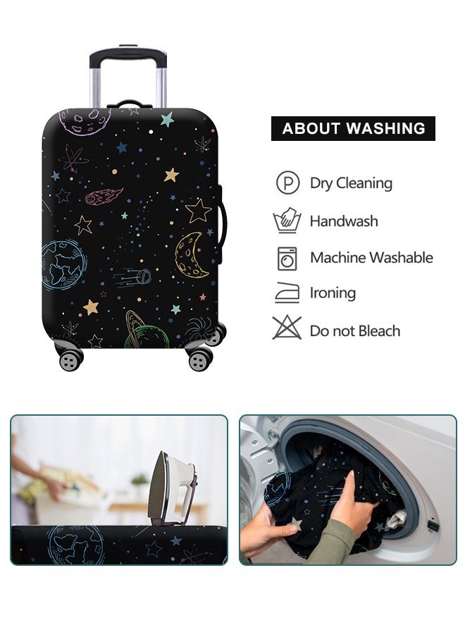 HomarKet - Travel Luggage Cover Washable Suitcase Cover Suitcase Protector Anti-scratch Suitcase Cover Fits 18-32 Inch Luggage - Image 1