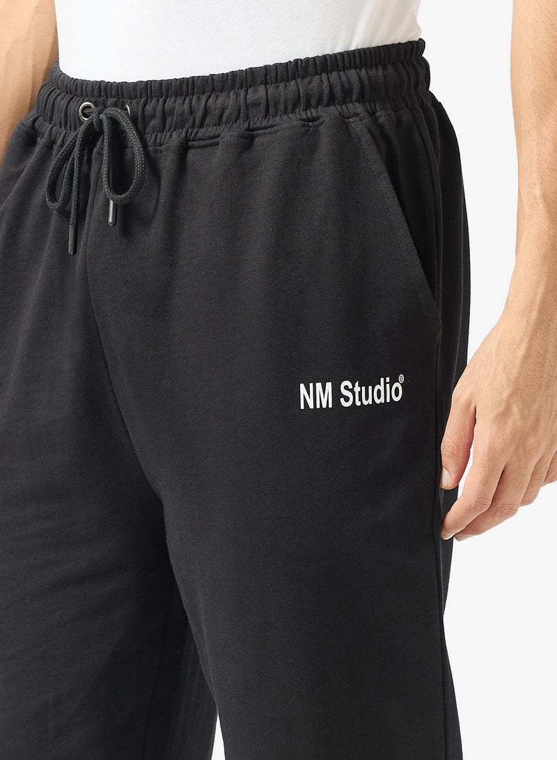 Seventy Five Text Print Oversized Joggers - Image 4