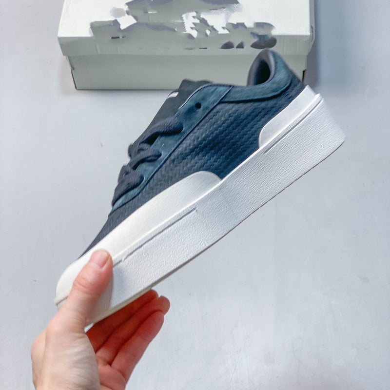 Gu Lai LABCOURT Casual Sneakers for Men and Women – Suede Thick Sole Comfortable Lace-Up Shoes, Breathable Leather Upper, All-Season - Image 3