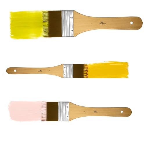 Bluebird Premium Gesso Brush Set of 3 - Professional Quality Brushes for Artists and Hobbyists DIY Project Kids Adults - Image 2