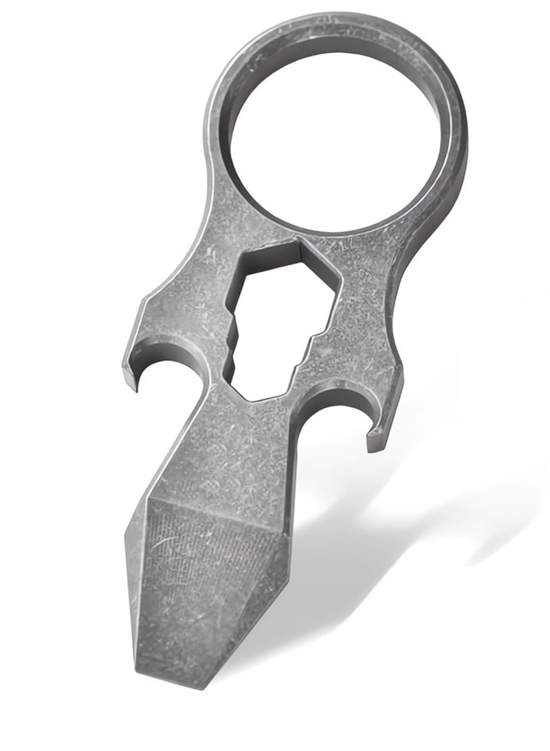 SOLARAE أداة مفتاح سلسلة متعددة الاستخدامات من التيتانيوم، قضيب فتح جيب، أدوات فتح، مفتاح زجاجات، مناسب لحمل يومي EDC قضيب - Image 1