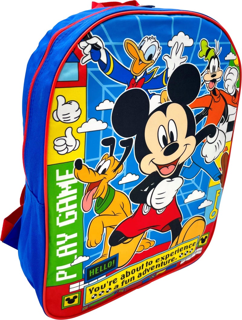 Ruz Kid's Licensed 15 Inch School Bag Backpack (Mickey Mouse), Large - Image 2
