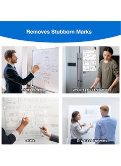 Opula 100ml Whiteboard Cleaner White Board Cleaning Spray Low Odor Dry Erase Board Cleaner with Cloth, Removes Stubborn Marks  - Image 2