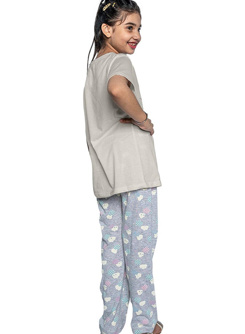 SPACEDOUT Girls Pajama Set (Night Suit)  - Image 2
