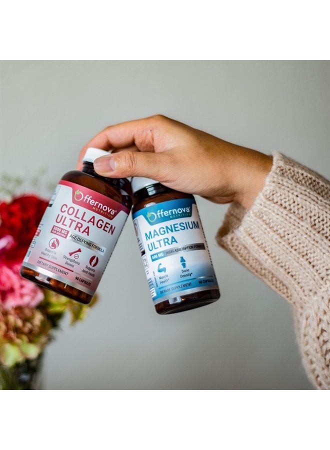 Offernova Magnesium Ultra-Capsulas de Citrato de Magnesio 500 mg-60 Capsules - Image 3