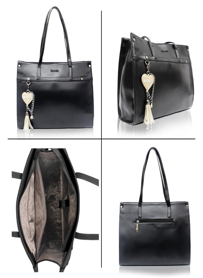 روزيتا مجموعة هدايا التجميل روزيتا 6 في 1 للنساء | حقيبة يد سوداء أنيقة مع جل للوجه، لوشن الصبار، جل استحمام، ملح استحمام ومرطب شفاه | مجموعة سبا فاخرة. - Image 4