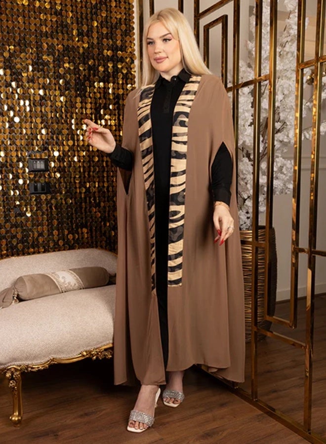 زمرد قفطان كويتي شيفون - Image 4