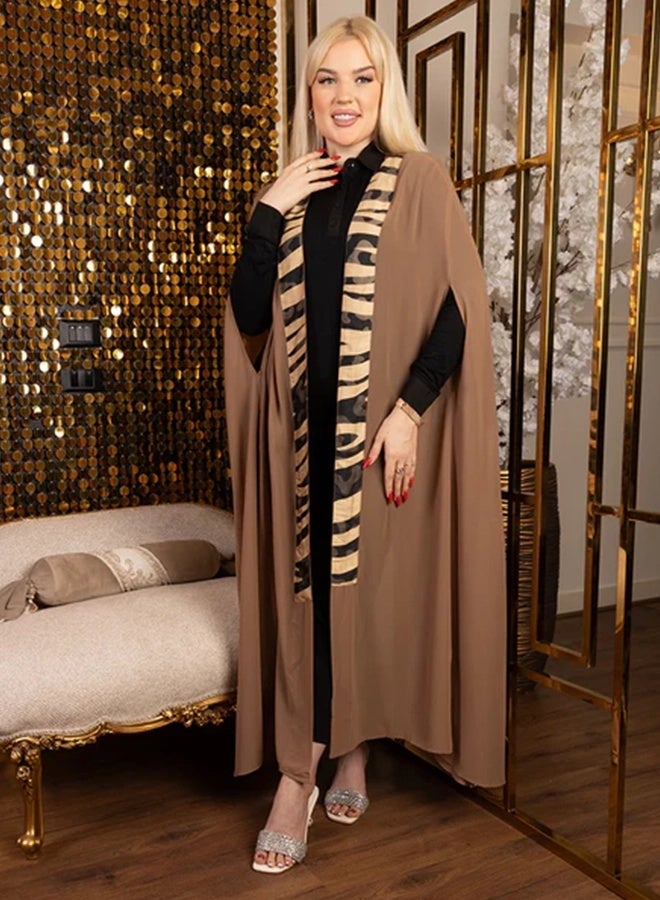 زمرد قفطان كويتي شيفون - Image 3