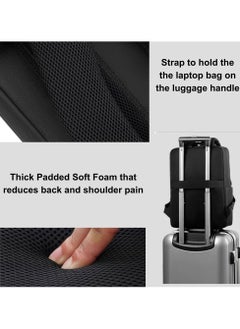 SamoDani Laptop Backpack Bag, 15.6 and 16 Inch, Business Office Work School College Travel, Men and Women, Ergonomic Design, Several Pockets  - Image 3