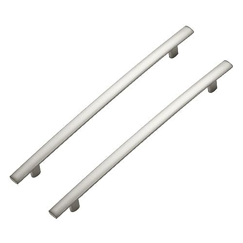 Ravinte Decor 5 Pack Cabinet Handles 75 Hole Center Curved Cabinet Pulls Brushed Nickel Drawer Pulls for Kitchen Cupboard Solid Hardware for Dresser Drawer Arch Hardware - Image 1