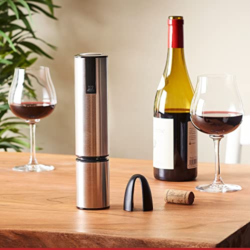 Peugeot - Elis Touch Electric Corkscrew - Rechargeable Bottle Opener with Battery and Charging Base, Stainless Steel, 10.6 inches - Image 5