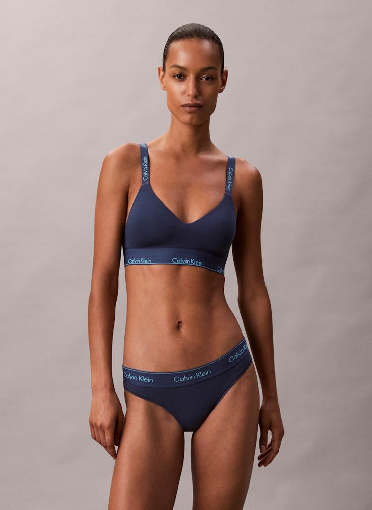 CALVIN KLEIN logo Lined Bralette - Image 1