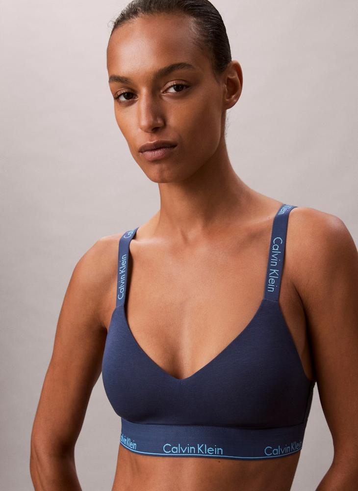 CALVIN KLEIN logo Lined Bralette - Image 4