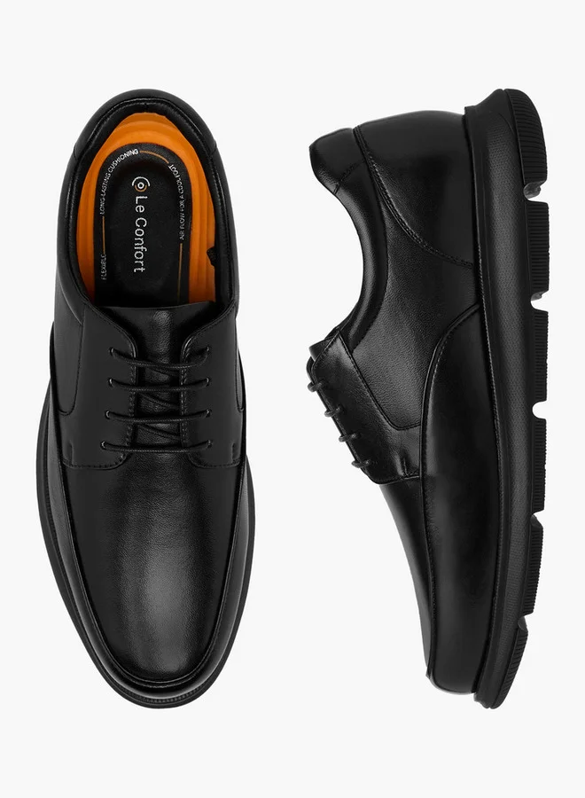 Le Confort Solid Lace-Up Derby Shoes