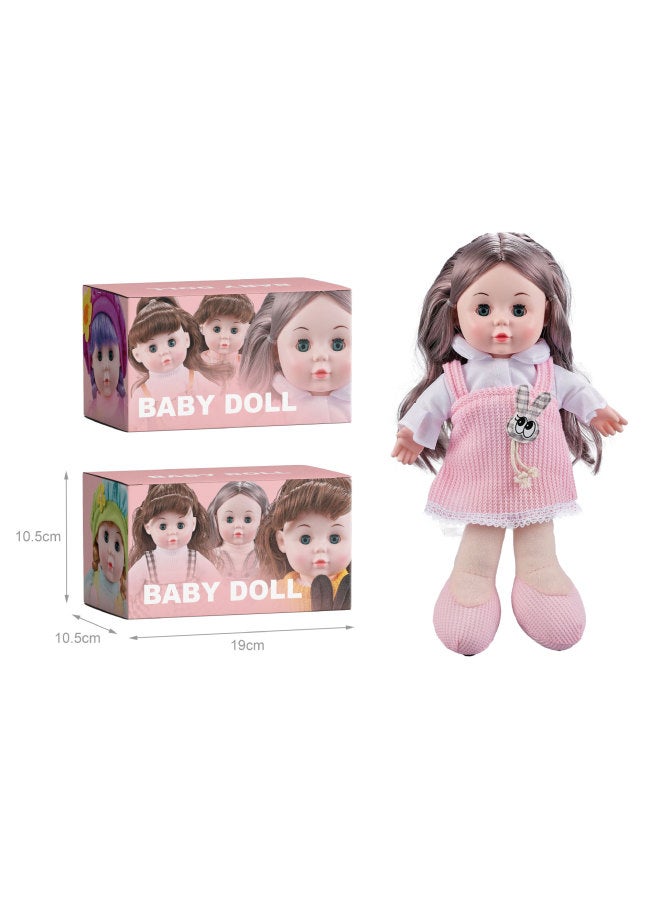 13-inch Music Doll Children Play House Little Doll Princess Gift Box Suit Girl Toy Wholesale-Color:DY003 - Image 1