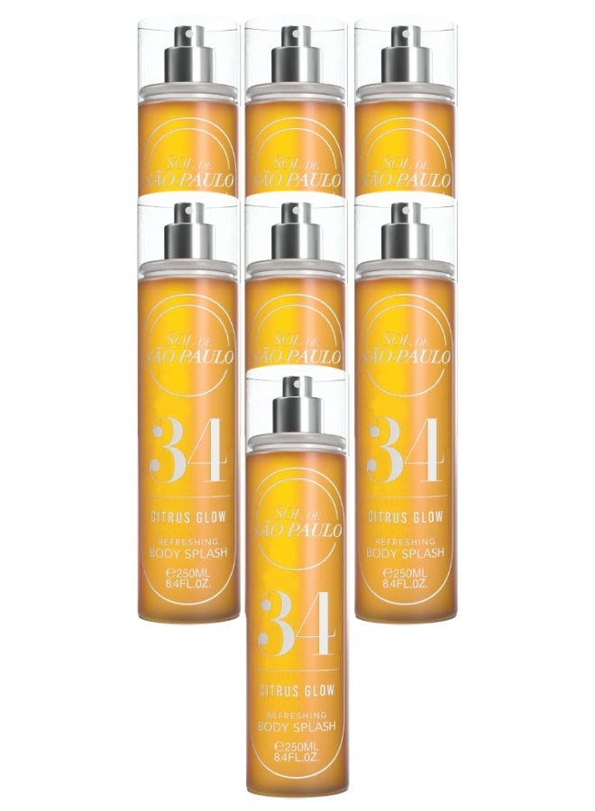 اس او ال 7 قطع معطر جسم 34 برائحة الحمضيات 250 مل - Image 1