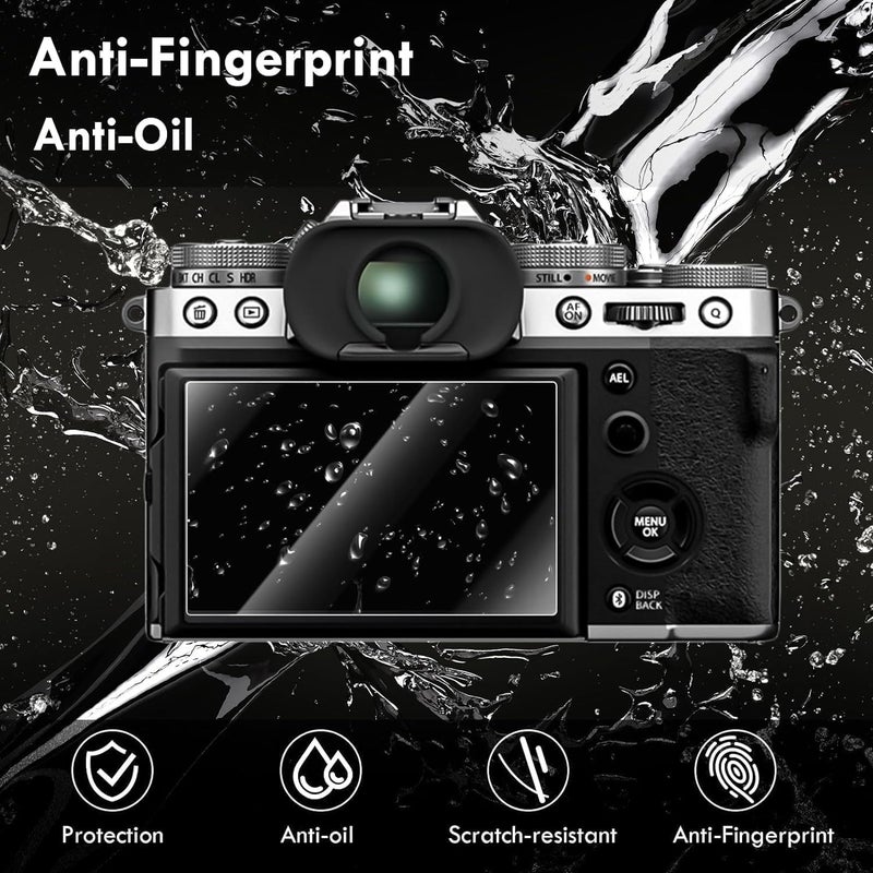 Rieibi 3 Packs Screen Protector for Fujifilm XM5 Fuji XM5 Camera 025mm 9H Hardness Tempered Glass Film for Fujifilm XM5 Fuji XM5 - Image 5