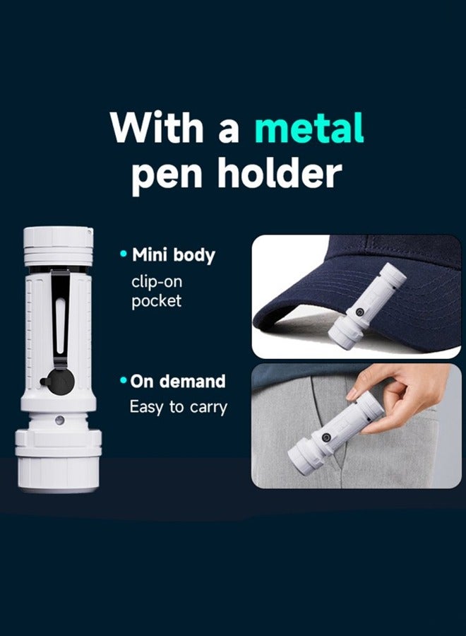 Flashlight, Torch Light Mini, Flashlight LED, Waterproof Pocket Torch with Clip, Compact Bright LED Penlight for Inspection, Work, Repair  - Image 5