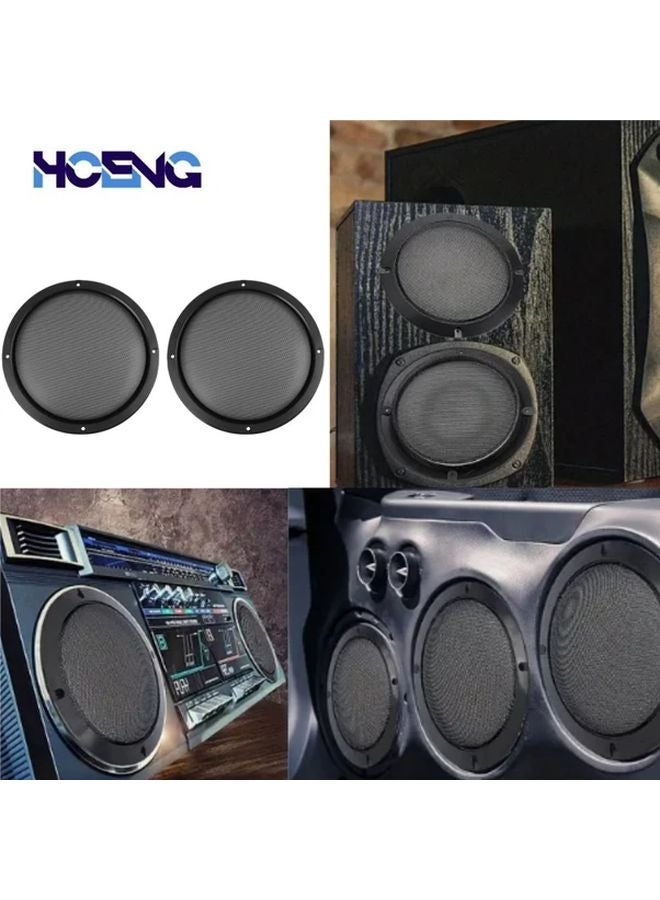 قطعتان 10 بوصة غطاء شباك سماعات معدني لحماية صوت السيارة والستيريو المنزلي - Image 5