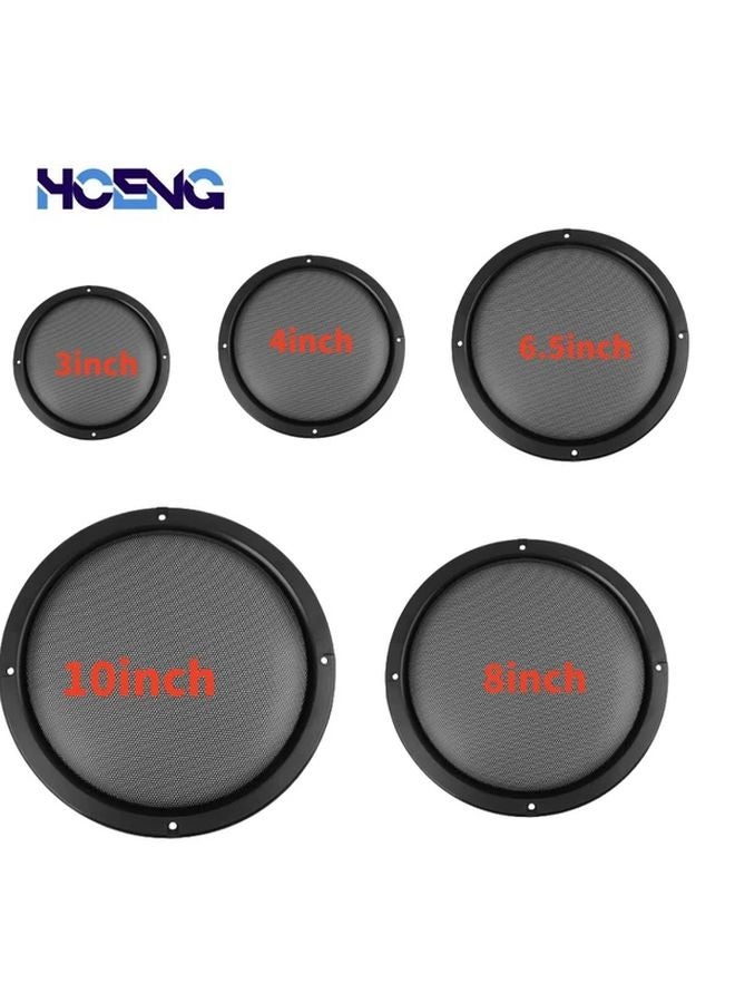 قطعتان 10 بوصة غطاء شباك سماعات معدني لحماية صوت السيارة والستيريو المنزلي - Image 4