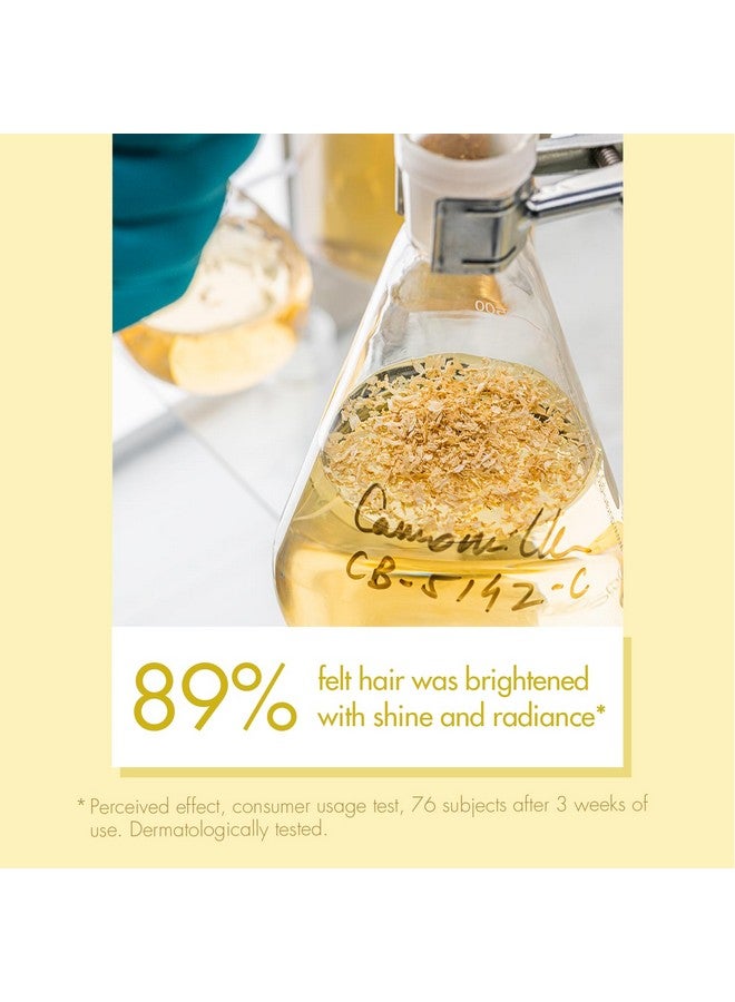 كلوران - شامبو مفتح بالبابونج - يعزز خصلات الشعر ويمنحه إشراقة - خالٍ من بيروكسيد الهيدروجين والأمونيا والسيليكون والبارابين والكبريتات - 13.5 أونصة سائلة. - Image 5