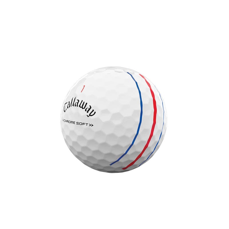 Callaway كرات جولف كالواي 2022 كروم سوفت، ثلاثية المسار، بيضاء - Image 4