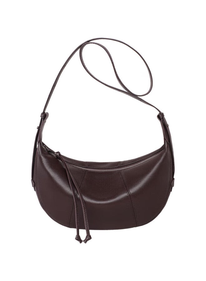 Yuyula Women's Cowhide Crossbody Dumpling Bag Fashion Brand Shoulder Bag Birthday New Year Gift For Girls Girlfriend - Image 2