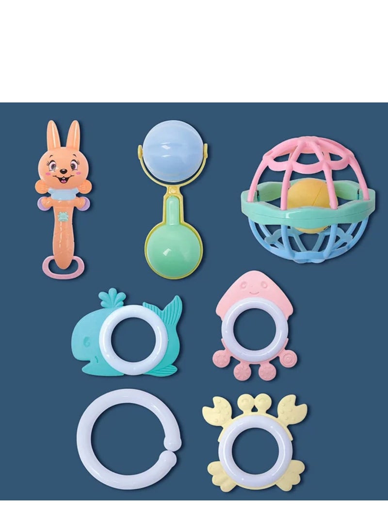 Generic 6 In 1 Rubber Baby Rattle  - Image 2