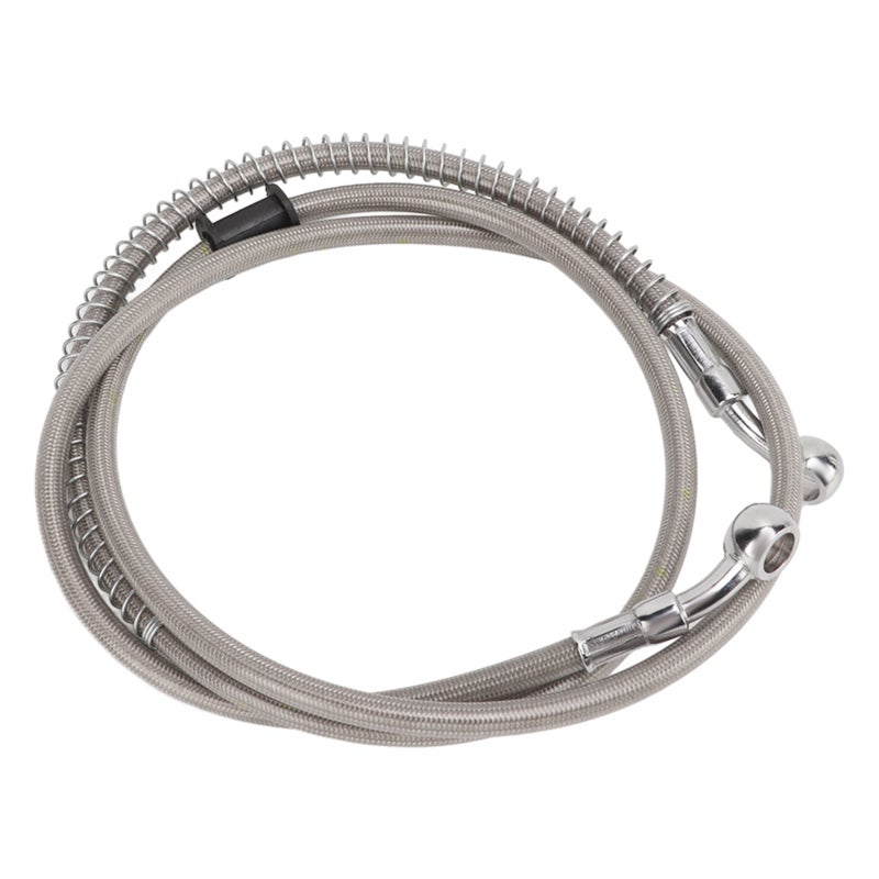 Universal Motorcycle Brake Hose 55.1 X 37.4in Steel PVC - Heat Insulation Function Brake Line for Disc Brake Modification - Image 1
