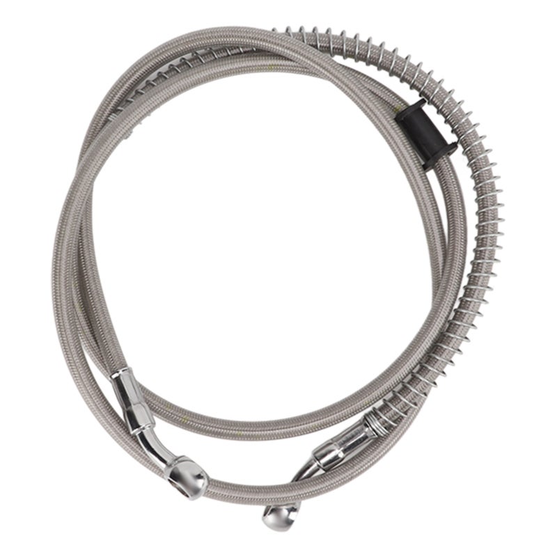 Universal Motorcycle Brake Hose 55.1 X 37.4in Steel PVC - Heat Insulation Function Brake Line for Disc Brake Modification - Image 2