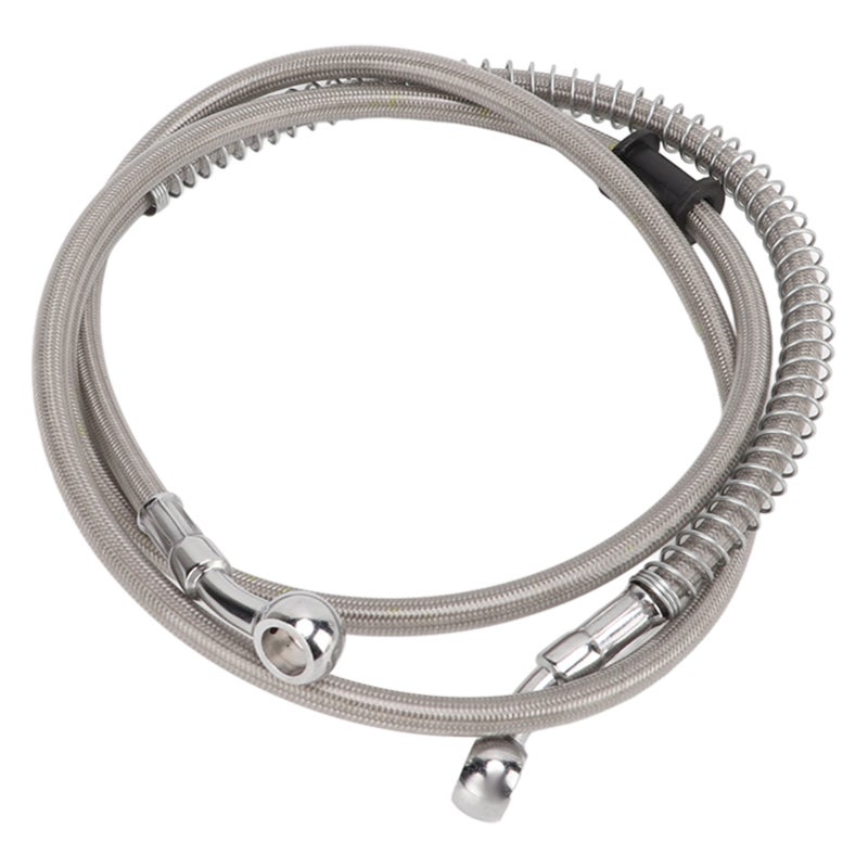 Universal Motorcycle Brake Hose 55.1 X 37.4in Steel PVC - Heat Insulation Function Brake Line for Disc Brake Modification - Image 5