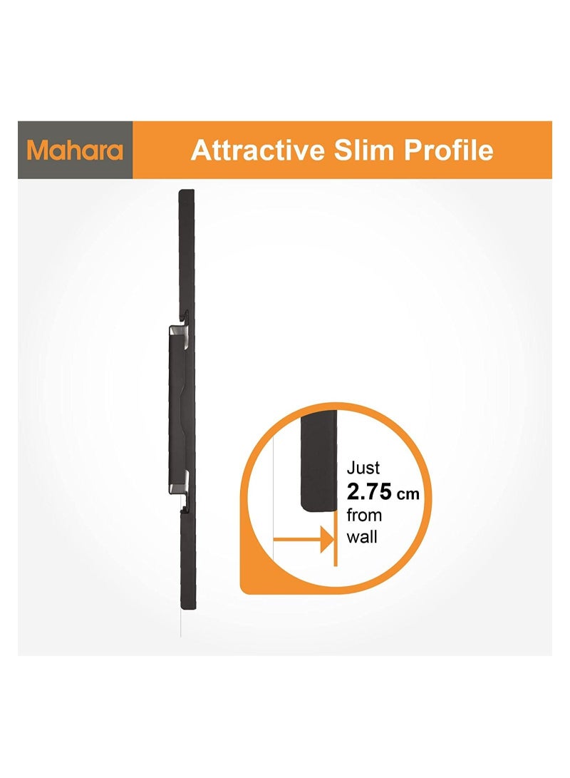 Flat To Wall Fixed Slim Fit TV Wall Mount Bracket from 26" - 55" inch, VESA Compatible 50mm x 50mm - 400mm x 400mm, Max - Image 5