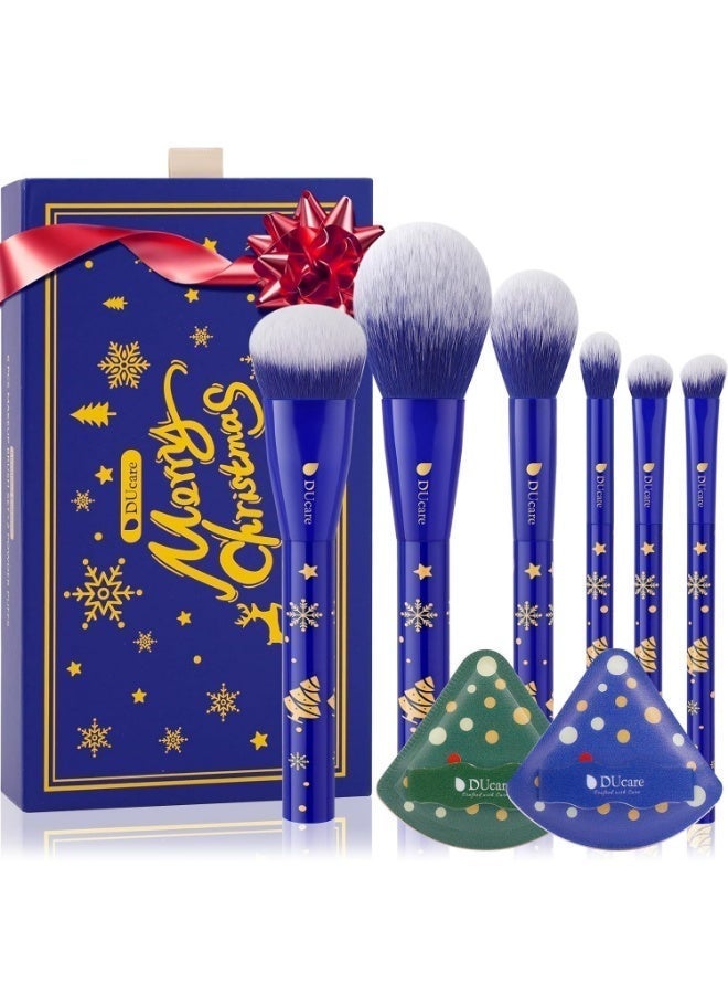 دي يو كير طقم فرش مكياج ٦ قطع مع وسادتي بودرة - Image 1