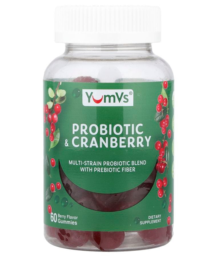 Probiotic Cranberry Gummies Berry 60 Gummies