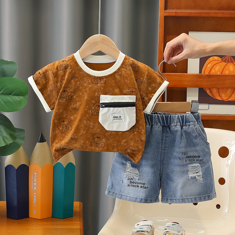 شيكبوينت 2 Pcs 2-4years Boys Pants Suit - Image 1
