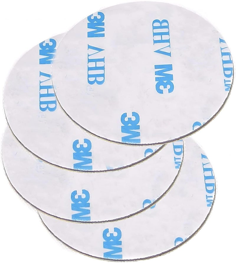 3M Sticky Mounting Circle Dots – 1.38" Double-Sided Adhesive Pads, Pack of 4 – Made with 3M Tape Secure Phone Holder Camera Stands Versatile Mounting Applications - Image 1
