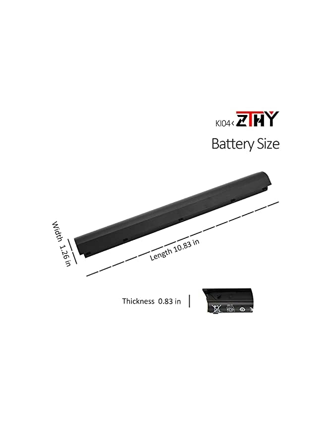 ZTHY High Capacity 41Wh Ki04 Ko04 Laptop Battery Replacement For Hp Pavilion 14-Ab000 14-Ab 14-Ab006Tu 15-Ab000 15-Ab 15-Ab038Tx 15-Ag 17-G 17-G000 Hstnn-Lb6R Hstnn-Db6T Hstnn-Lb6S Tpn-Q158 800049-001 - Image 3