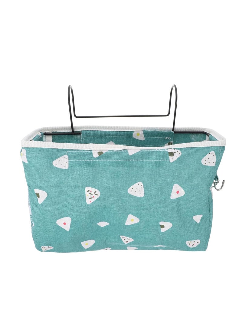 Excefore Bedside Organiser, Bedside Storage Caddy Hanging Bag with Large Pockets for Remote Control, Book, Newspaper, Phone, Water Bottle - Image 1