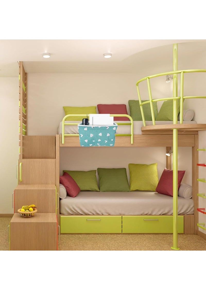 Excefore Bedside Organiser, Bedside Storage Caddy Hanging Bag with Large Pockets for Remote Control, Book, Newspaper, Phone, Water Bottle - Image 4