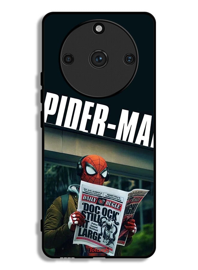 Tolwak Realme 11 Pro Protective Case Cover Spiderman Reading Newspaper - Image 1