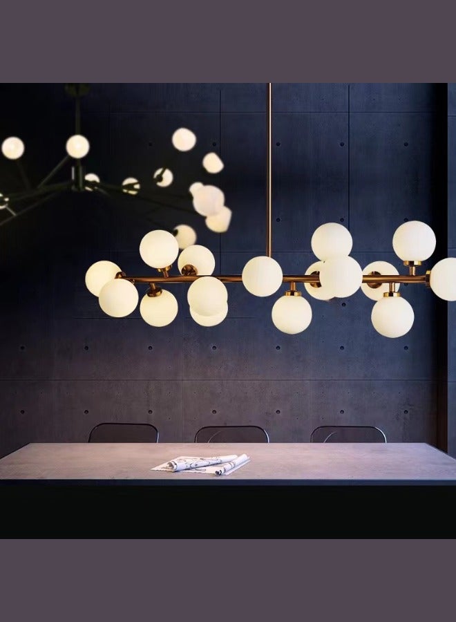 MAAC HOME MAAC Home Lily Modern Gold Sputnik Chandelier – Mid-Century Adjustable LED Ceiling Light Fixture for Living Room, Dining Room, Bedroom, Kitchen, Foyer – Nordic Pendant Lamp Indoor Lighting  - Image 3