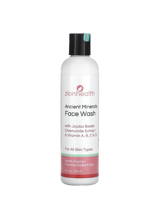 Zion Health Zion Health, Ancient Minerals Face Wash, 8 fl oz (240 ml)  - Image 1