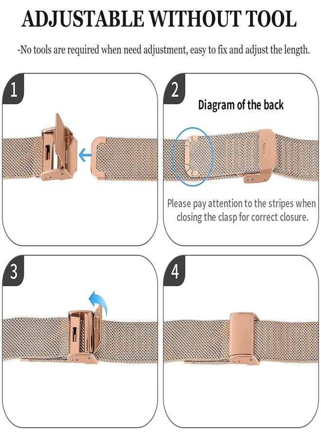 NINKI Slim Bands Compatible for Google Pixel Watch 4 3 Band 41mm / Pixel Watch 2 Gold for Women Men,[No Gap] Metal Thin Replacement Wristband Bracelet Strap - Gold - Image 5